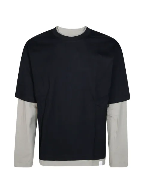 WOC Venezia layered-effect long-sleeve T-shirt