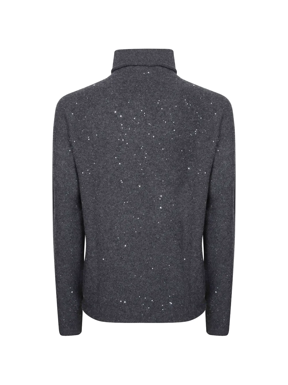 Antonelli sequin-embellished roll-neck sweater Grijs