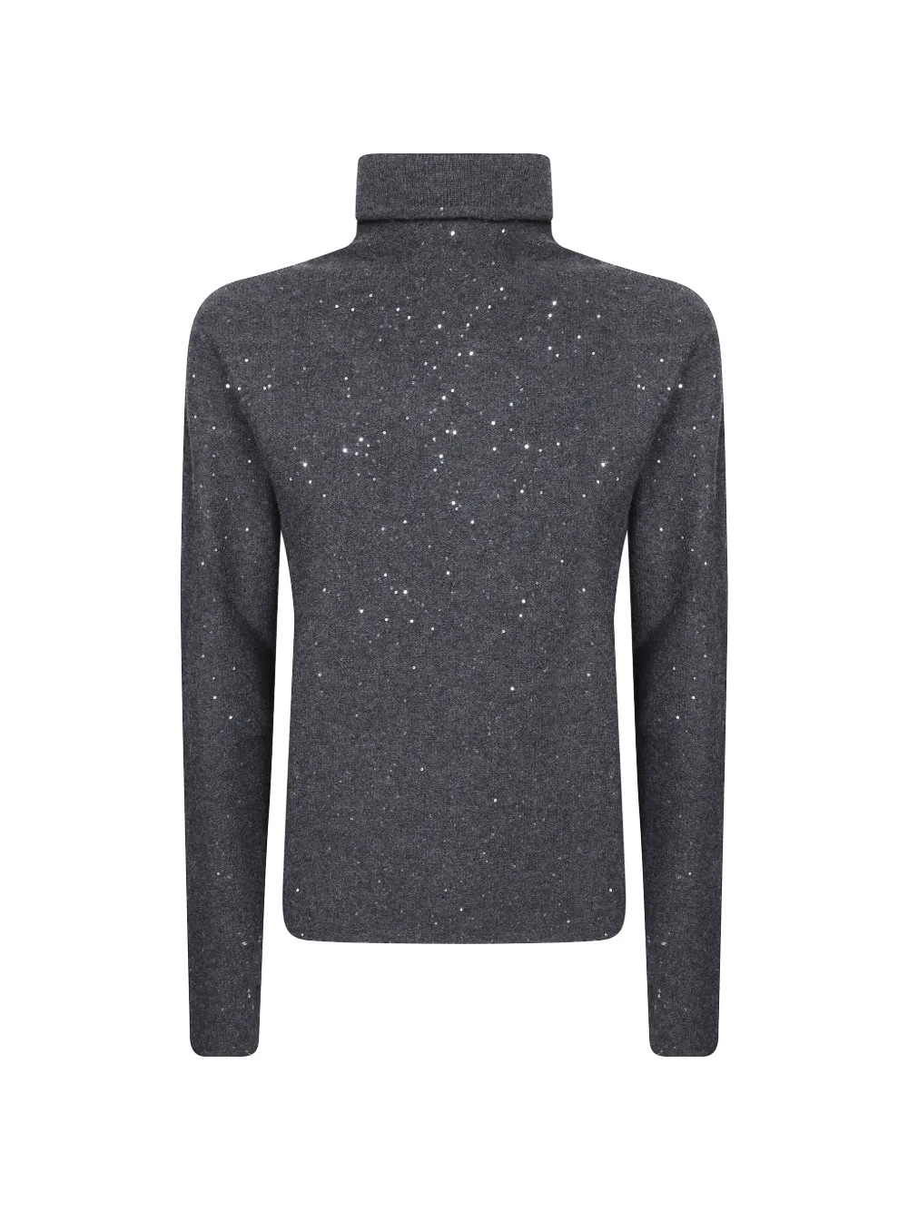 Antonelli sequin-embellished roll-neck sweater Grijs