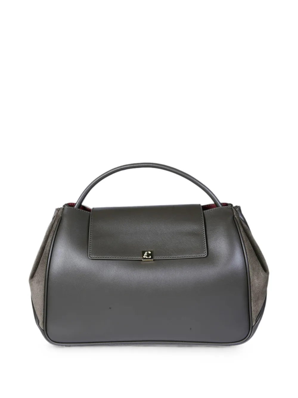 Coccinelle Pansy leather cross body bag - Grau