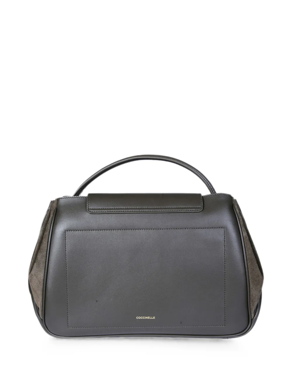 Coccinelle Pansy leren crossbodytas Grijs