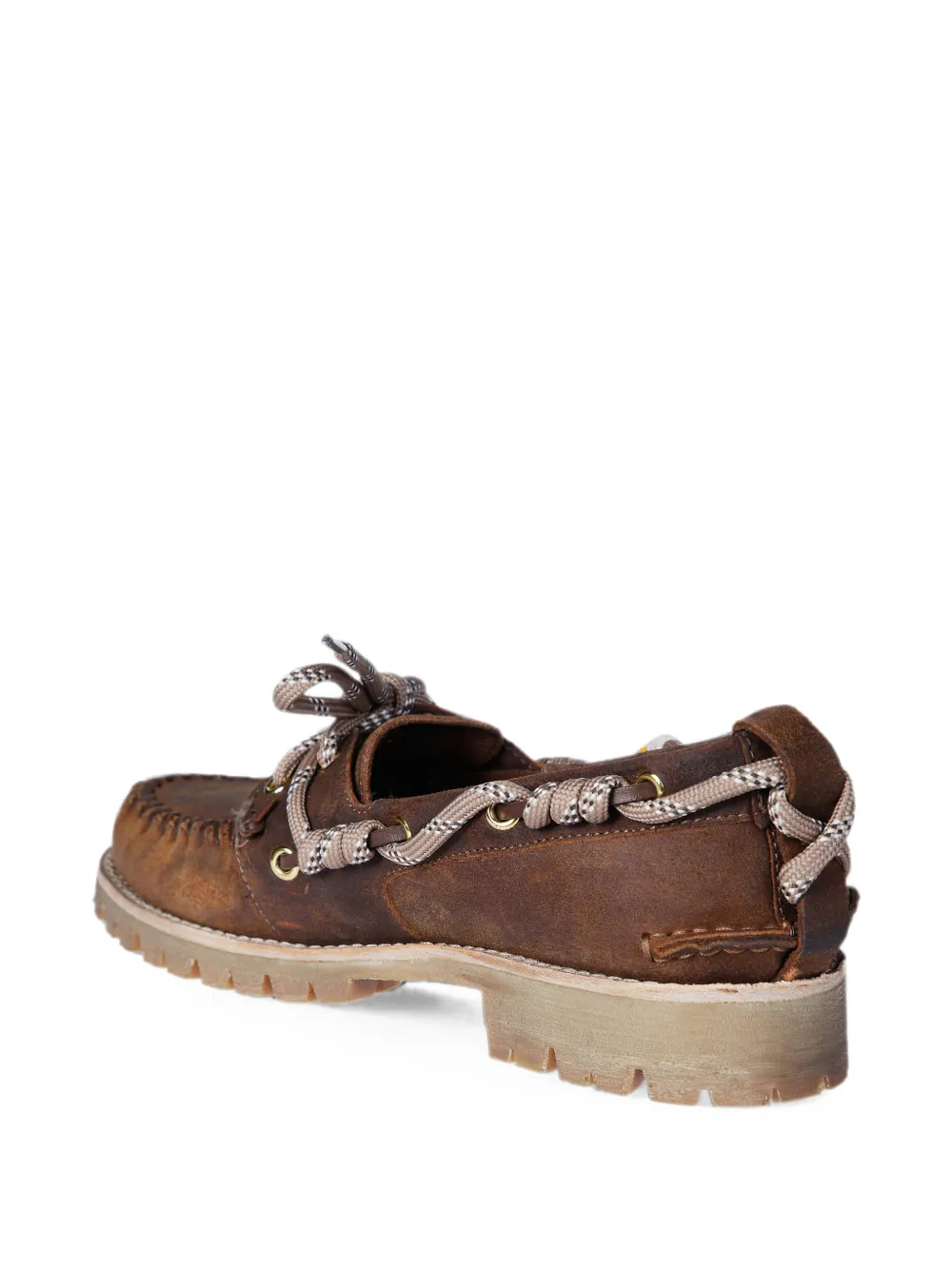 Golden Goose Cruise waxed-suede loafers Bruin