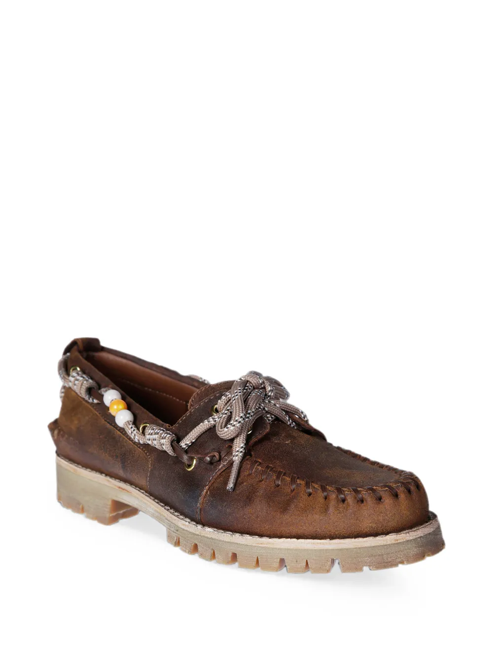 Golden Goose Cruise waxed-suede loafers Bruin