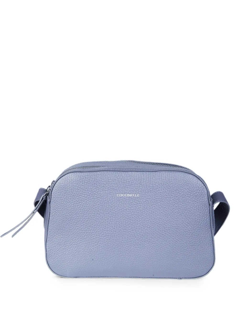 Coccinelle grainy leather shoulder bag - Grigio