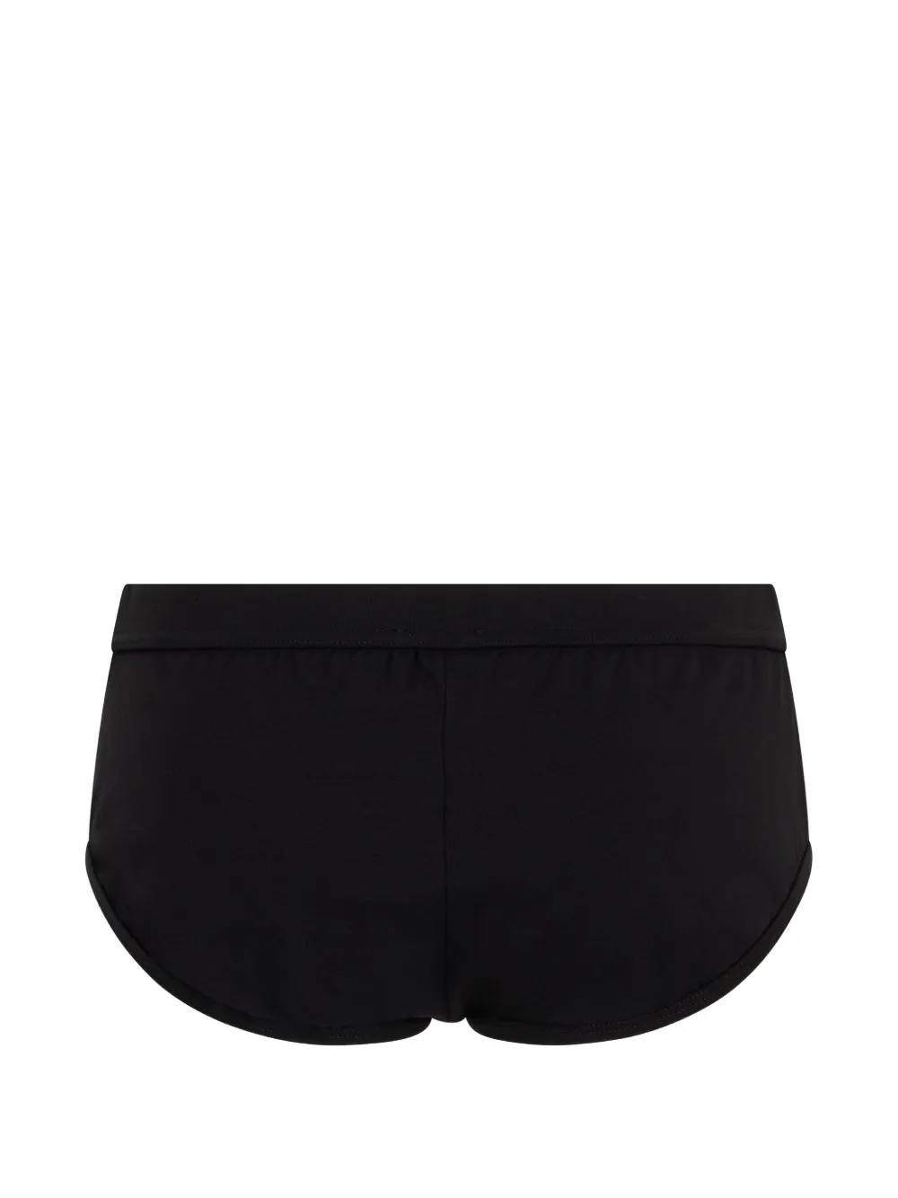 Dolce & Gabbana Brando stretch jersey slip met logo-label Zwart