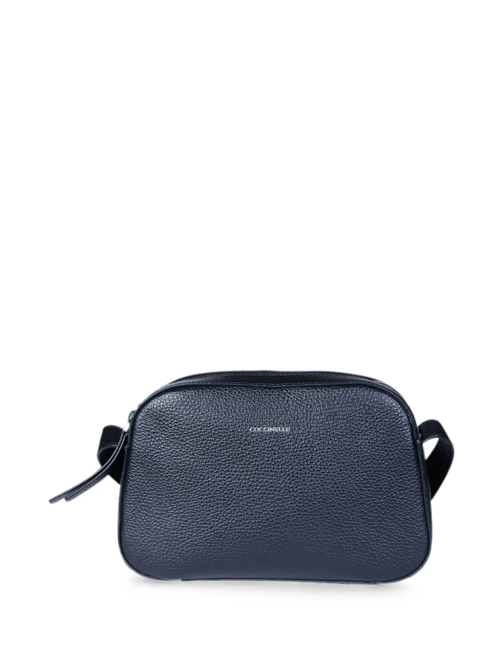 Coccinelle Fern pebbled-leather shoulder bag - Nero