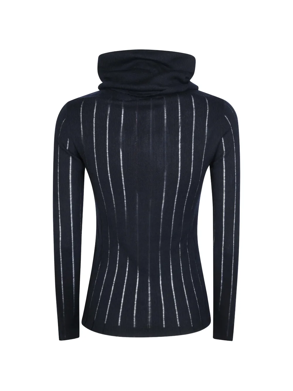 Max Mara Ribgebreide trui met ronde hals Blauw