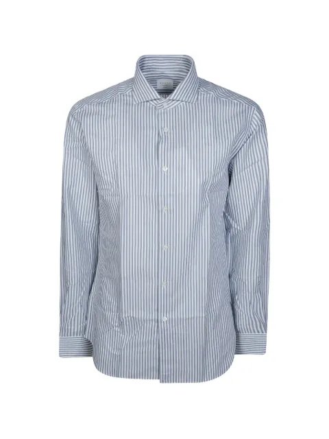 Xacus striped long-sleeve shirt