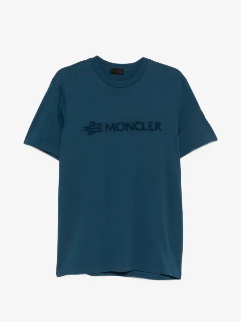 Moncler logo-embroidered T-shirt