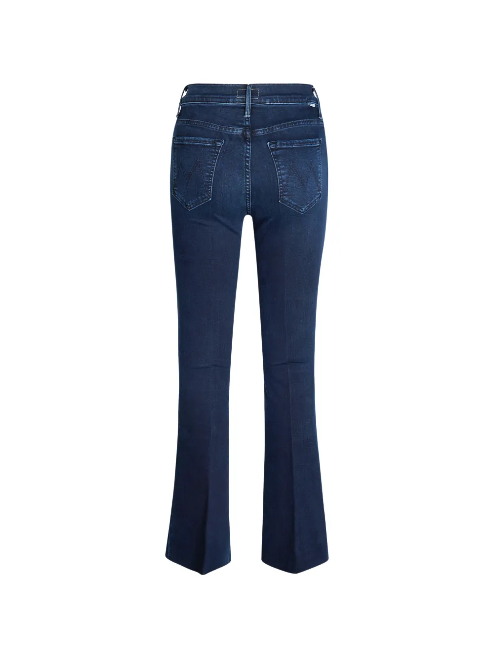 MOTHER The Weekender jeans met franje Blauw
