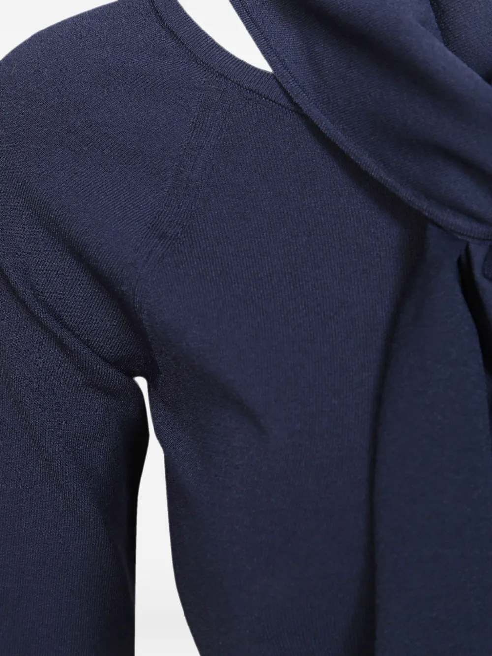 Max Mara Trui met raglan mouwen en capuchon Blauw