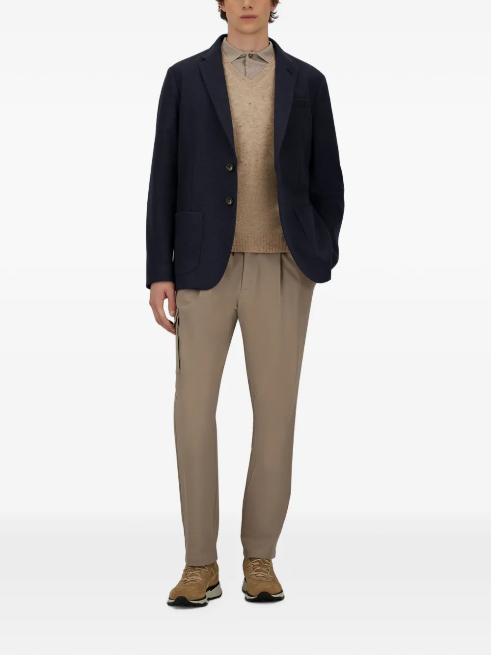 Herno Resort blazer met enkele rij knopen Blauw