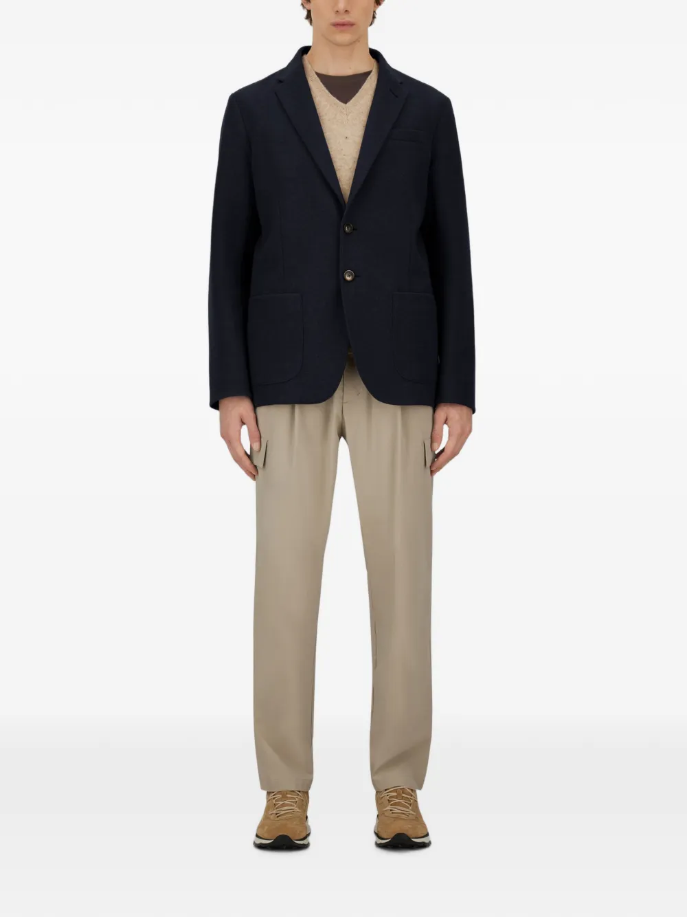 Herno Resort blazer met enkele rij knopen Blauw
