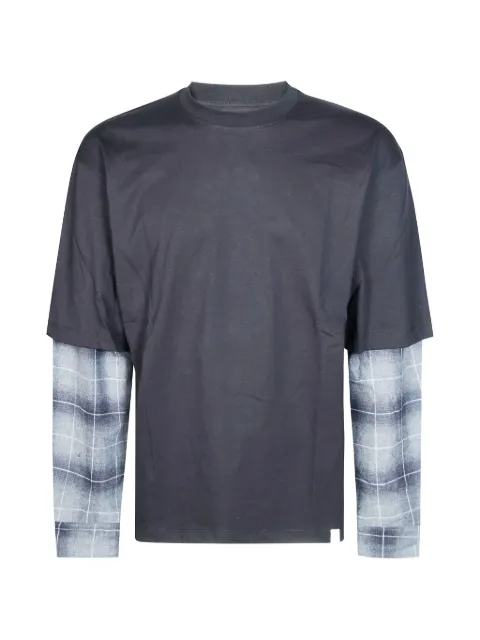 WOC Nazare' layered-sleeve T-shirt