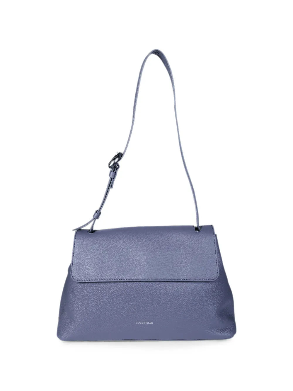Coccinelle Fern leather shoulder bag - Grey