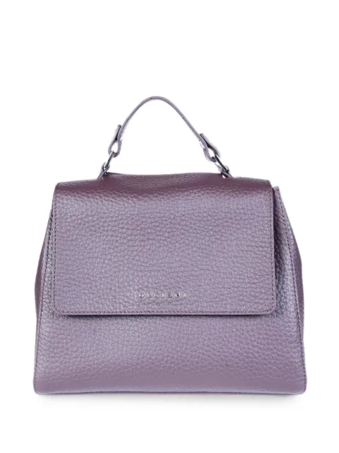Orciani Sveva soft grained leather tote bag