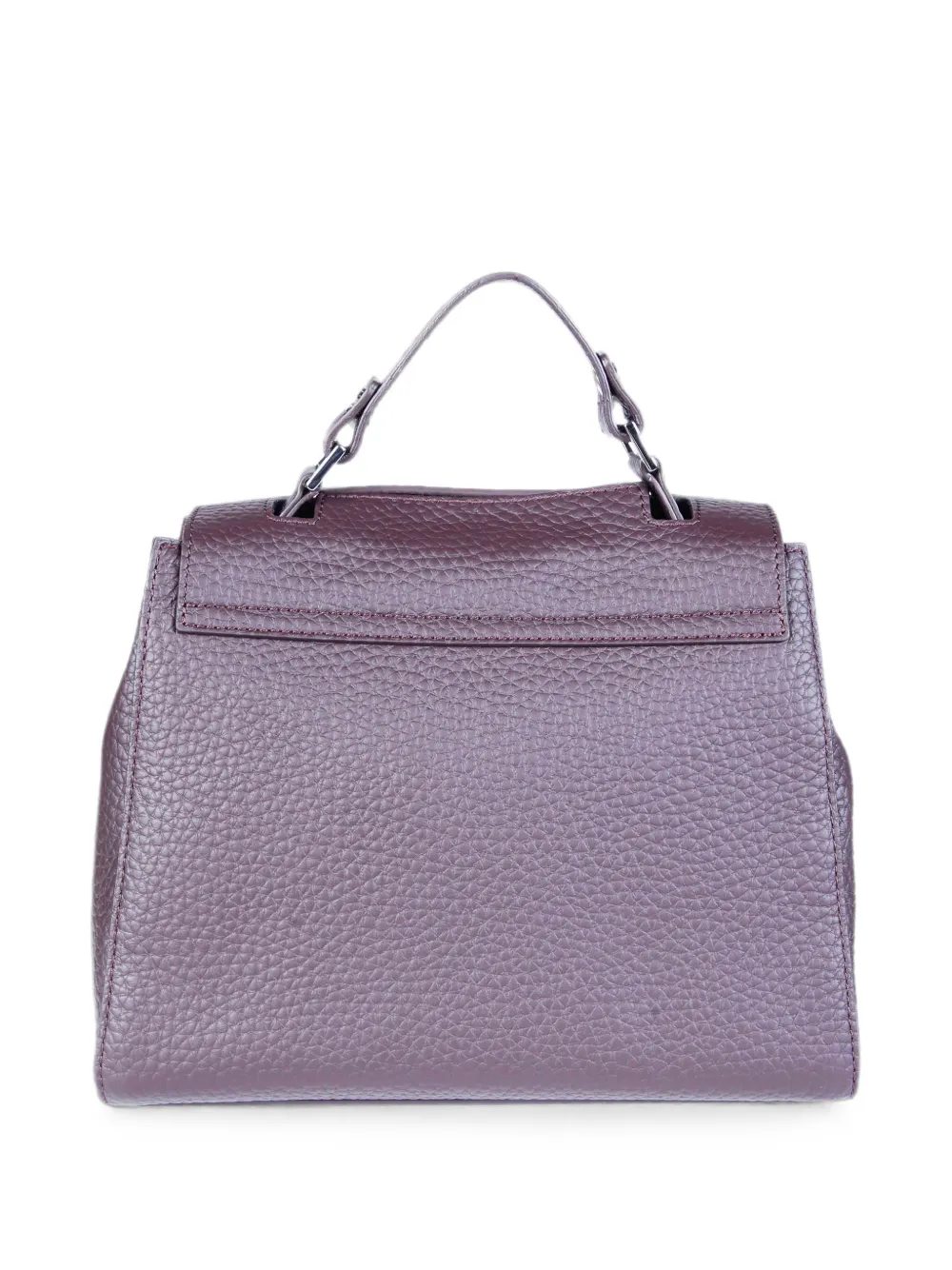 Orciani Sveva zachte leren shopper met textuur Rood