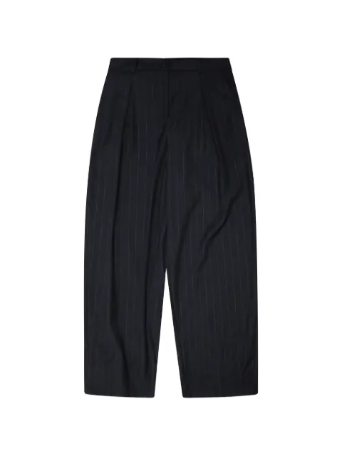 Patrizia Pepe girl pinstripe-pattern pleated trousers