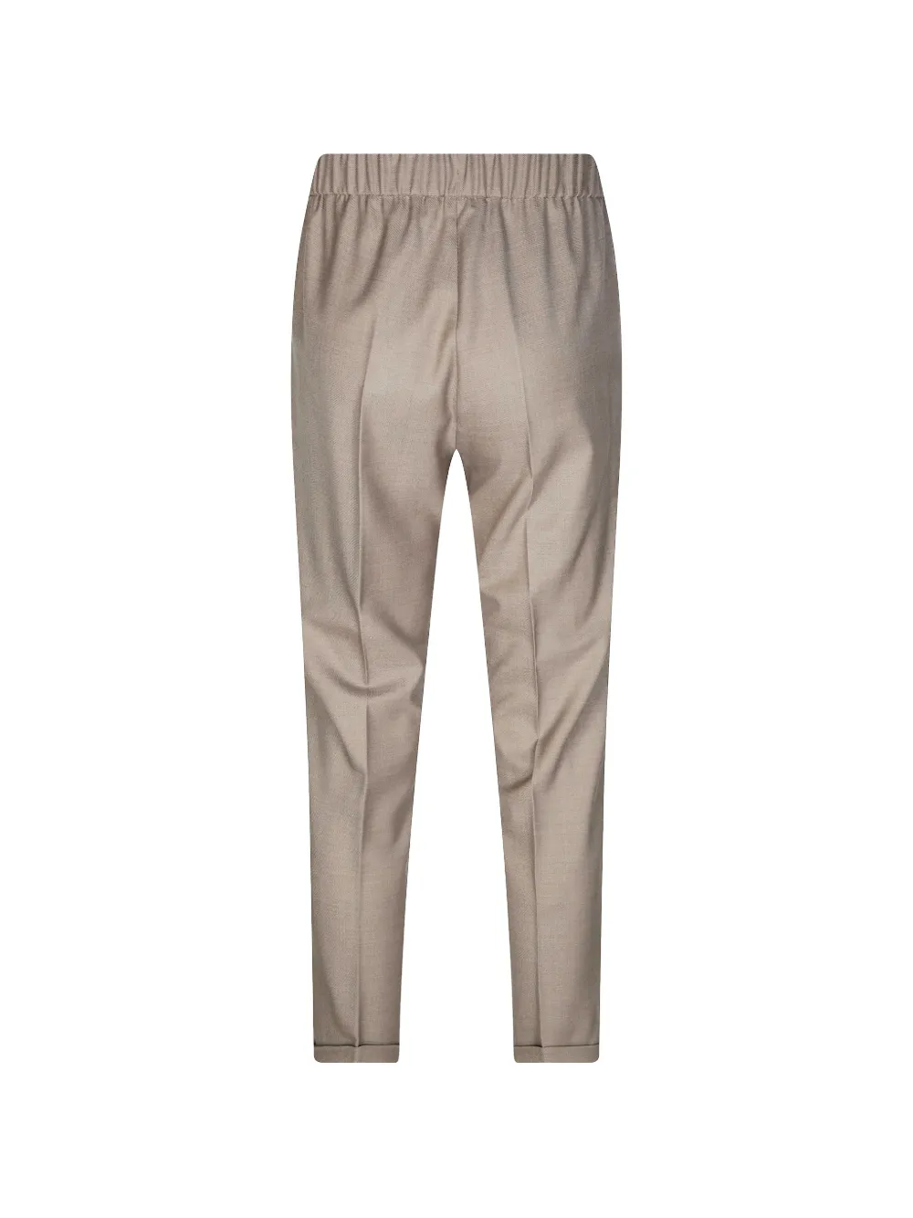 Antonelli Rosalba broek met elastische tailleband Beige
