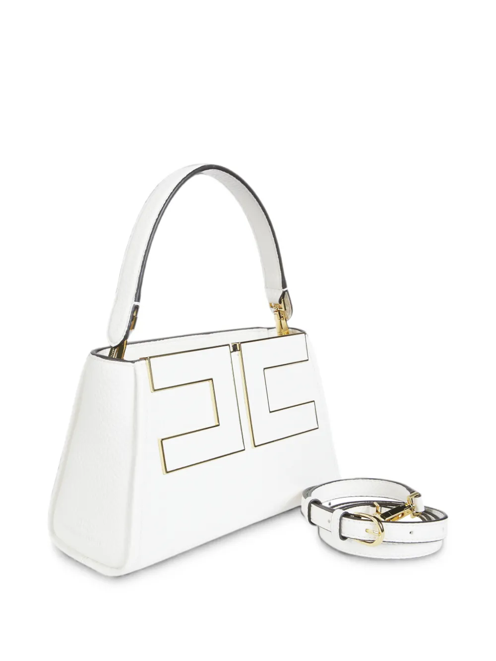 Elisabetta Franchi Heuptas met logoplakkaat Wit