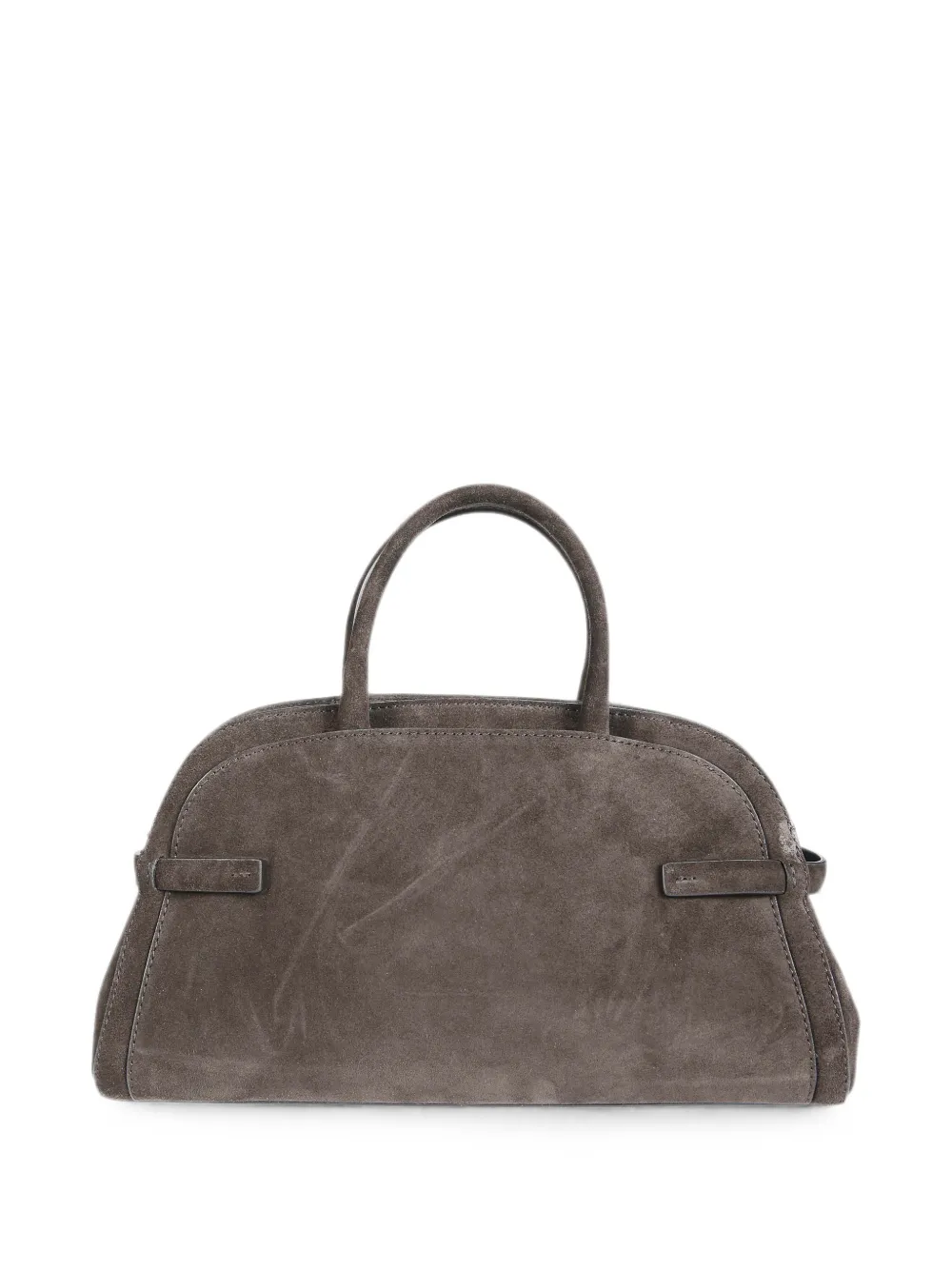 Orciani Aura Peach suède shopper Grijs