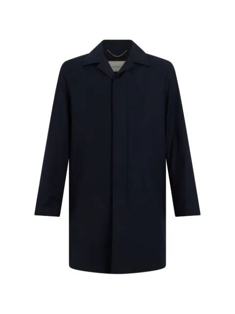 Canali concealed-fastening coat