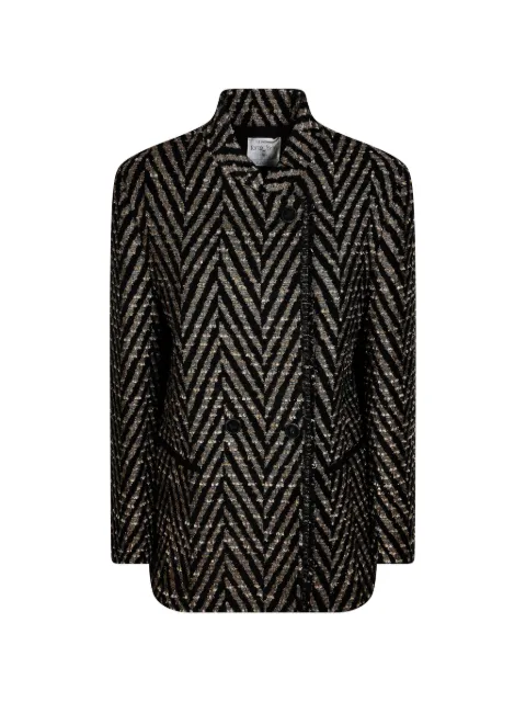 Forte Forte chaqueta en chevron y jacquard