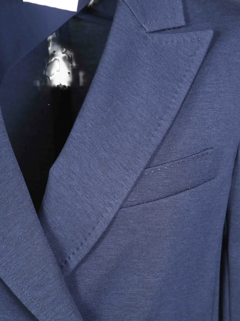 Weekend Max Mara Jersey blazer met dubbele rij knopen Blauw