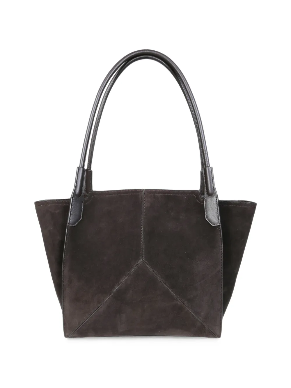 Victoria Beckham Victoria suède shopper Bruin