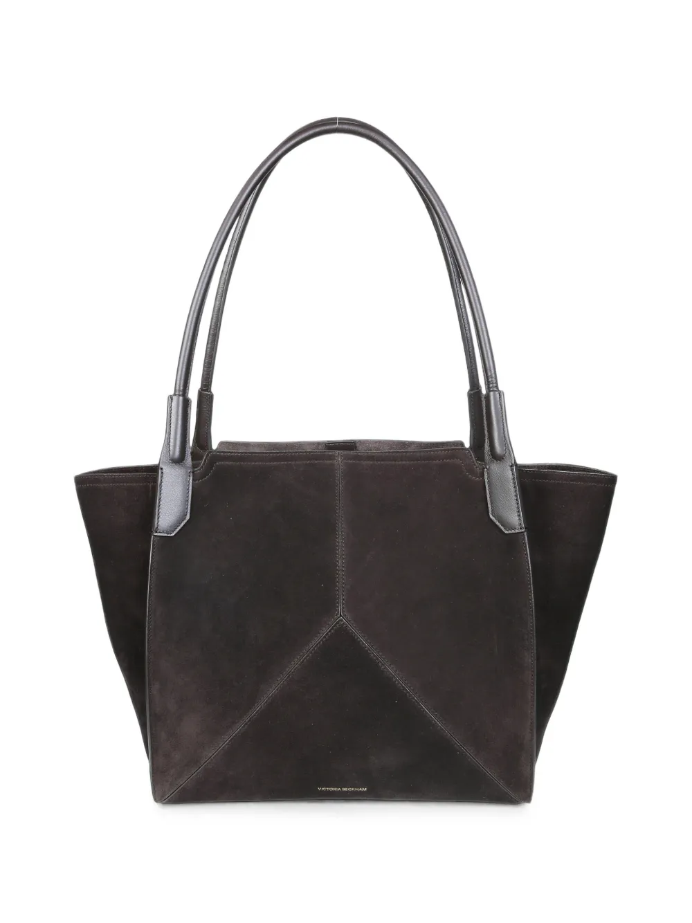 Victoria Beckham Victoria suède shopper Bruin