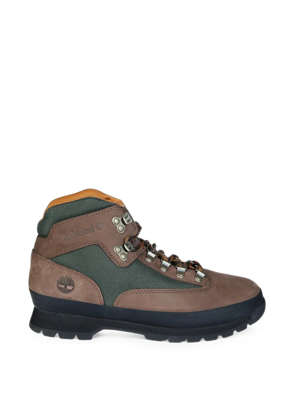 Timberland Euro Hiker panelled lace-up boots - Braun