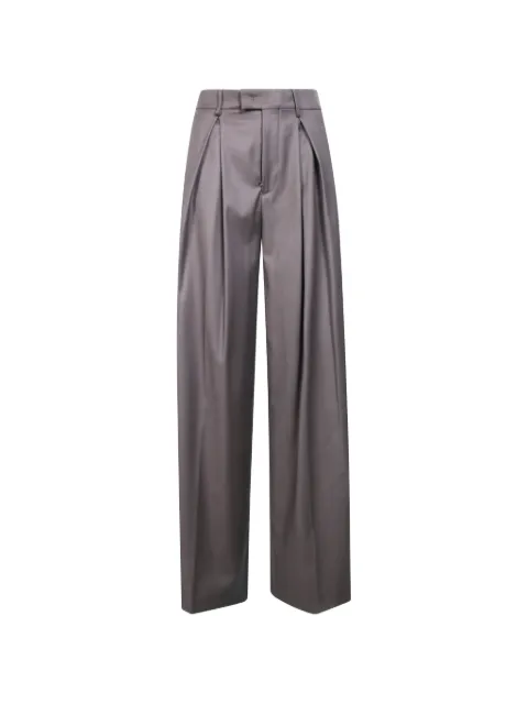 Berwich pleated wide-leg trousers