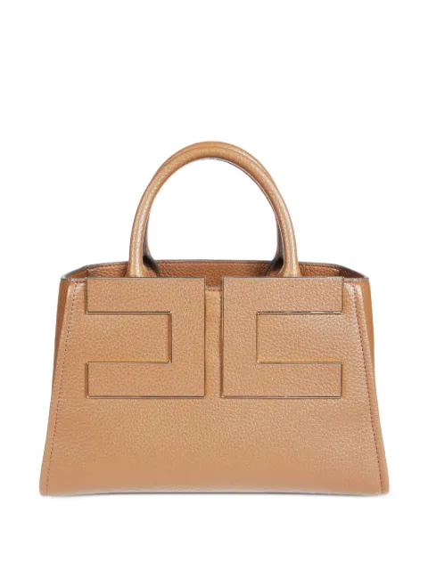 Elisabetta Franchi logo-plaque tote bag