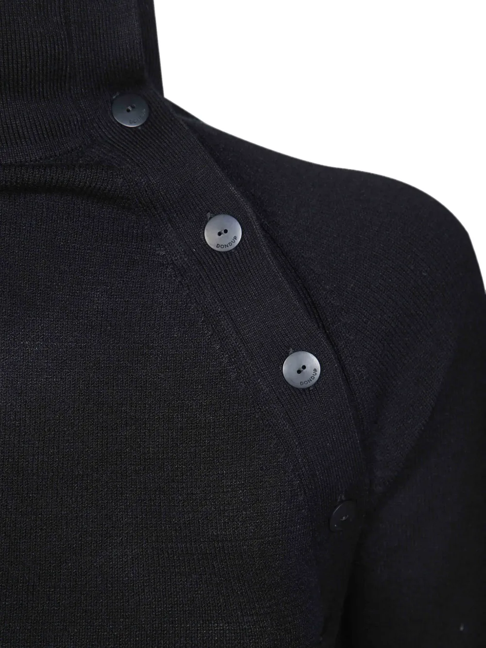 DONDUP Trui met knoopdetail Zwart