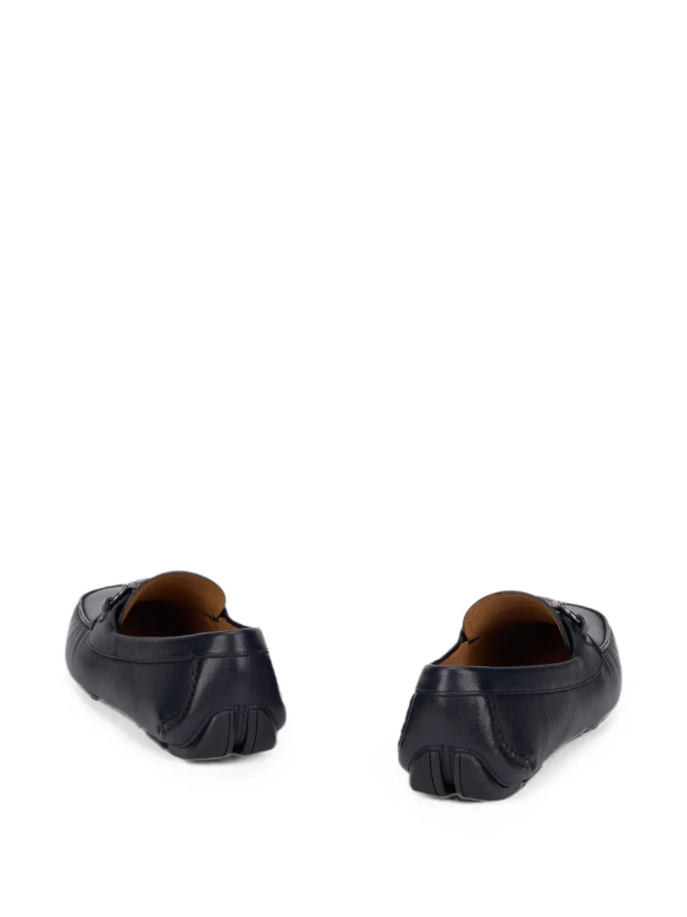 Ferragamo leather loafers Blauw