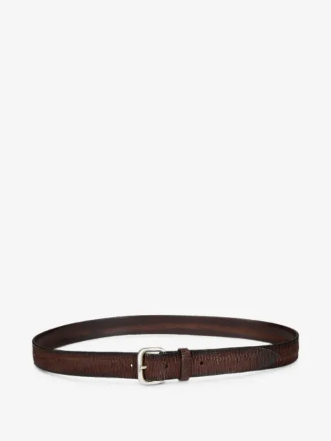 Orciani Blade textured leather belt