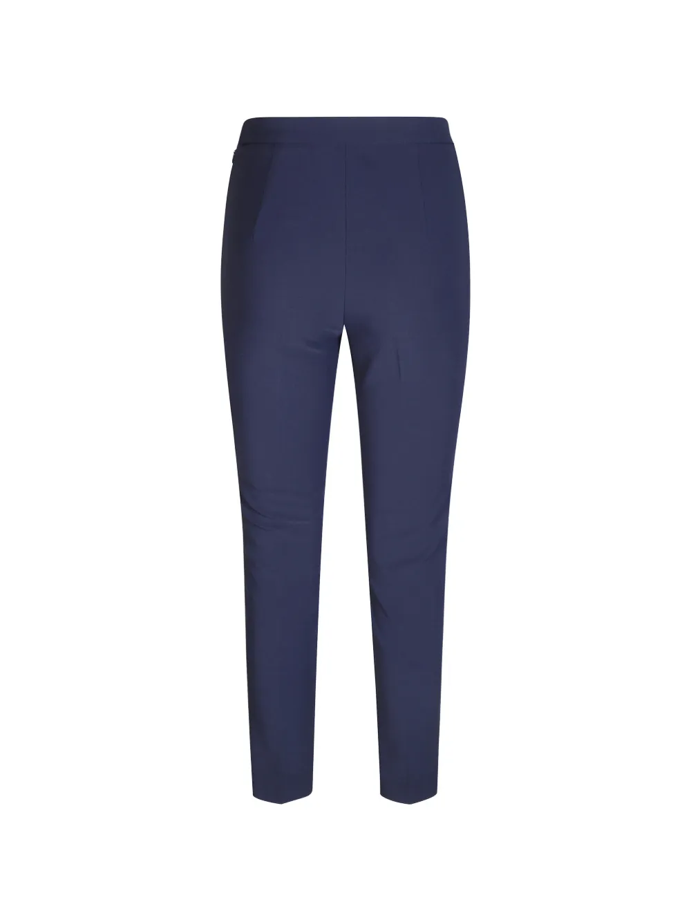 Elisabetta Franchi trousers in double layer stretch crêpe Blauw