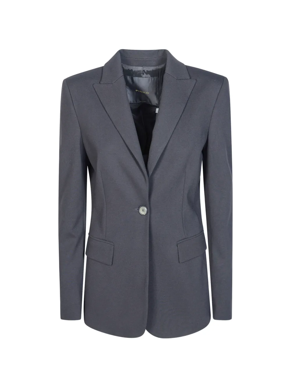 PINKO single-breasted peak-lapels blazer - Grau