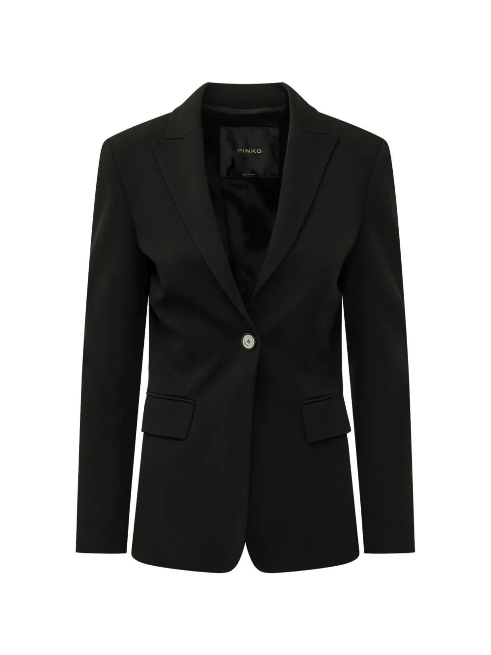PINKO single-breasted peak-lapels blazer - Grau