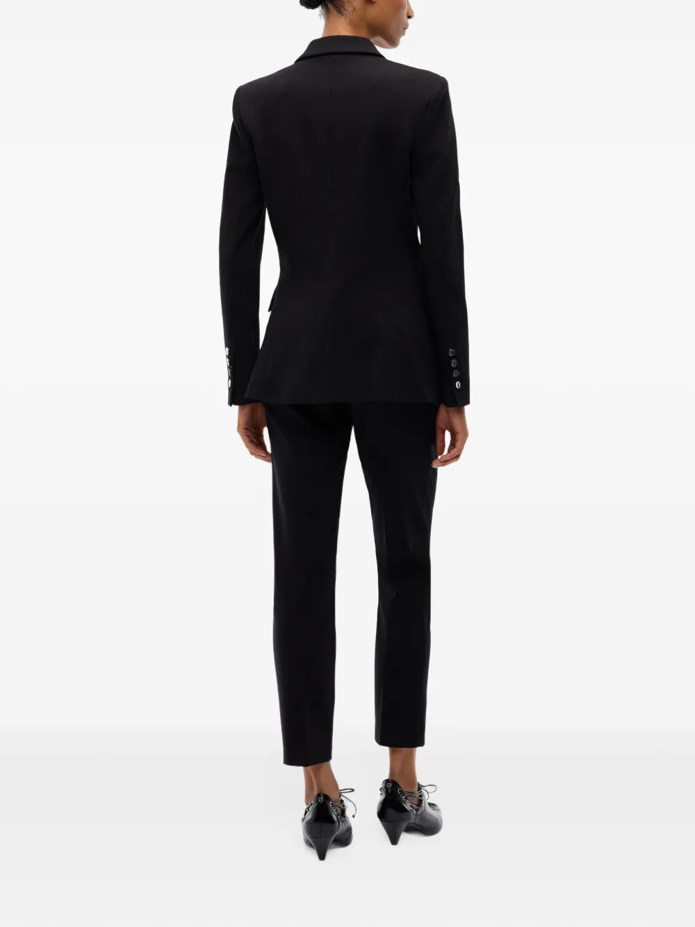 PINKO Blazer met enkele rij knopen en puntige revers Grijs