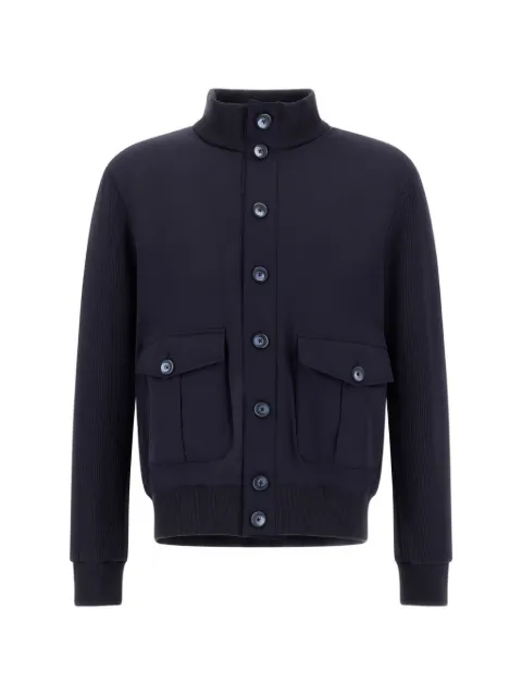 Herno button-fastening padded jacket