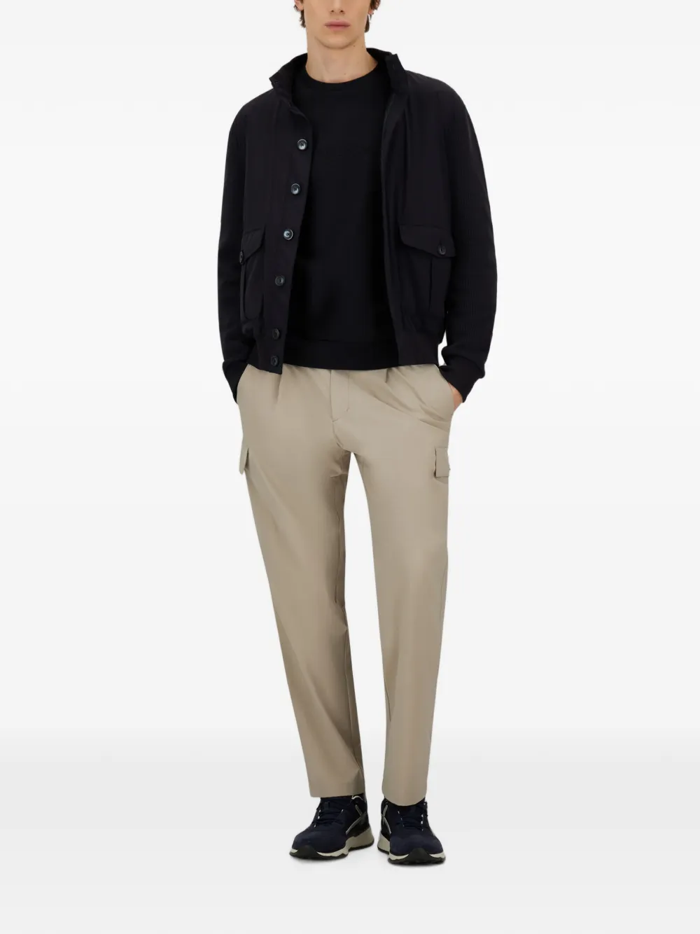 Herno Gewatteerd jack Blauw