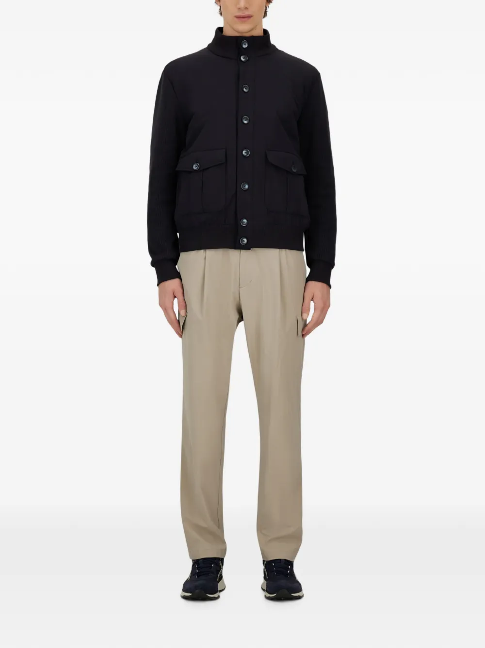 Herno Gewatteerd jack Blauw