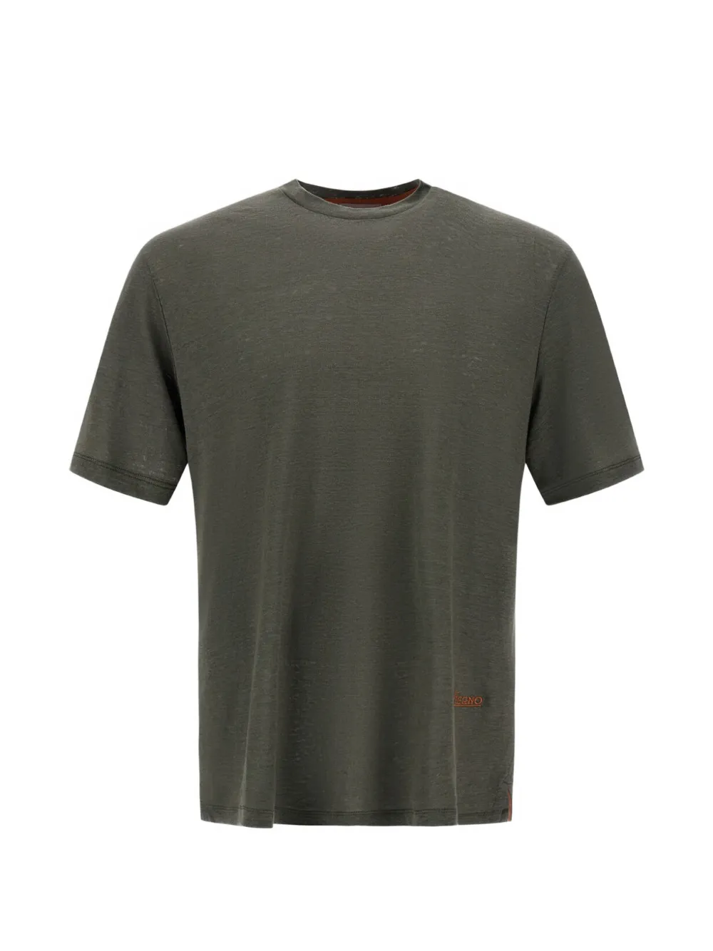 Herno Resort linen jersey T-shirt - Verde