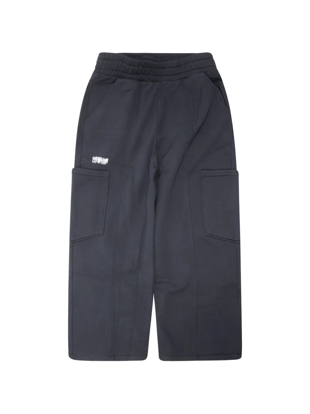 Off-White Kids Bookish Stamp cargo pants - Nero