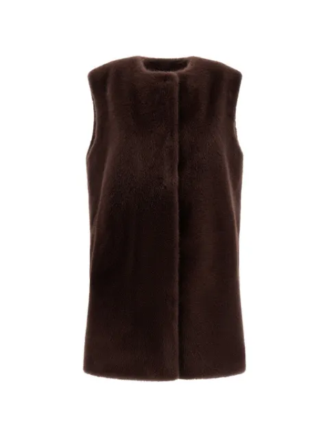 Herno gilet Resort en fourrure artificielle