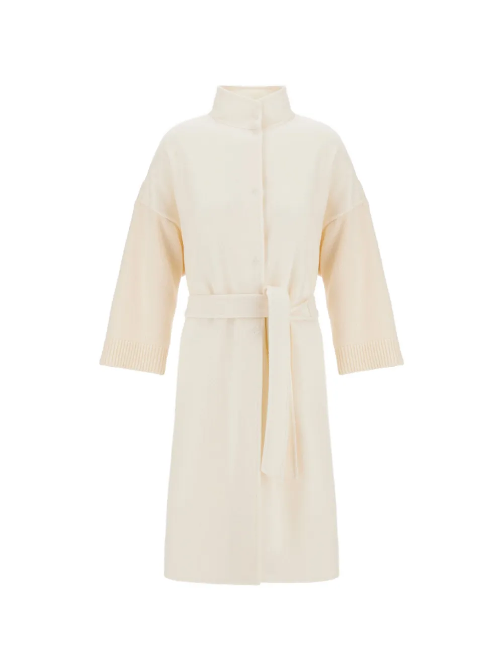 Herno Resort belted turtleneck cardigan - Toni neutri