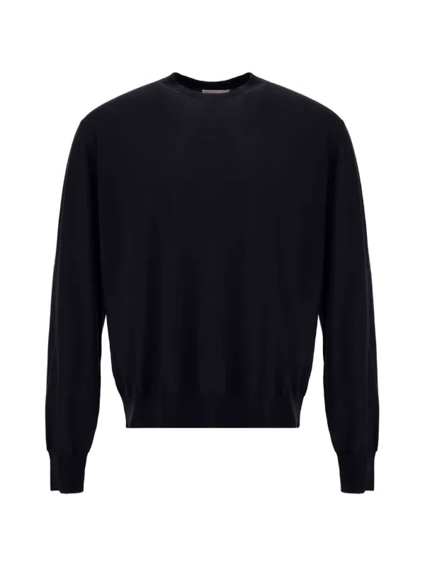 Herno Resort Stocking-stitch Sweater in Blue