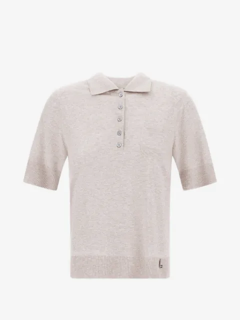 Herno knit polo shirt