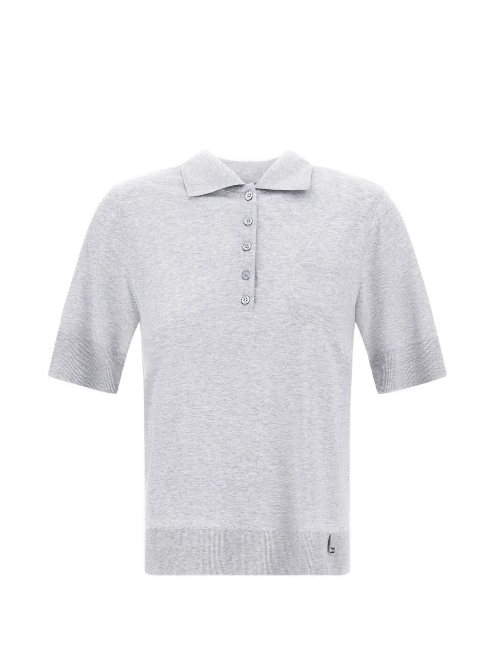 Herno knit polo shirt - Grau